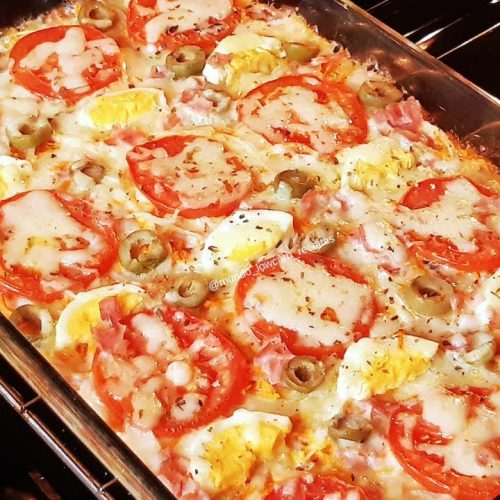 Receita de Torta Low Carb com Frango e Ovos – Sem Farinha, Leve e Ideal para o Jantar